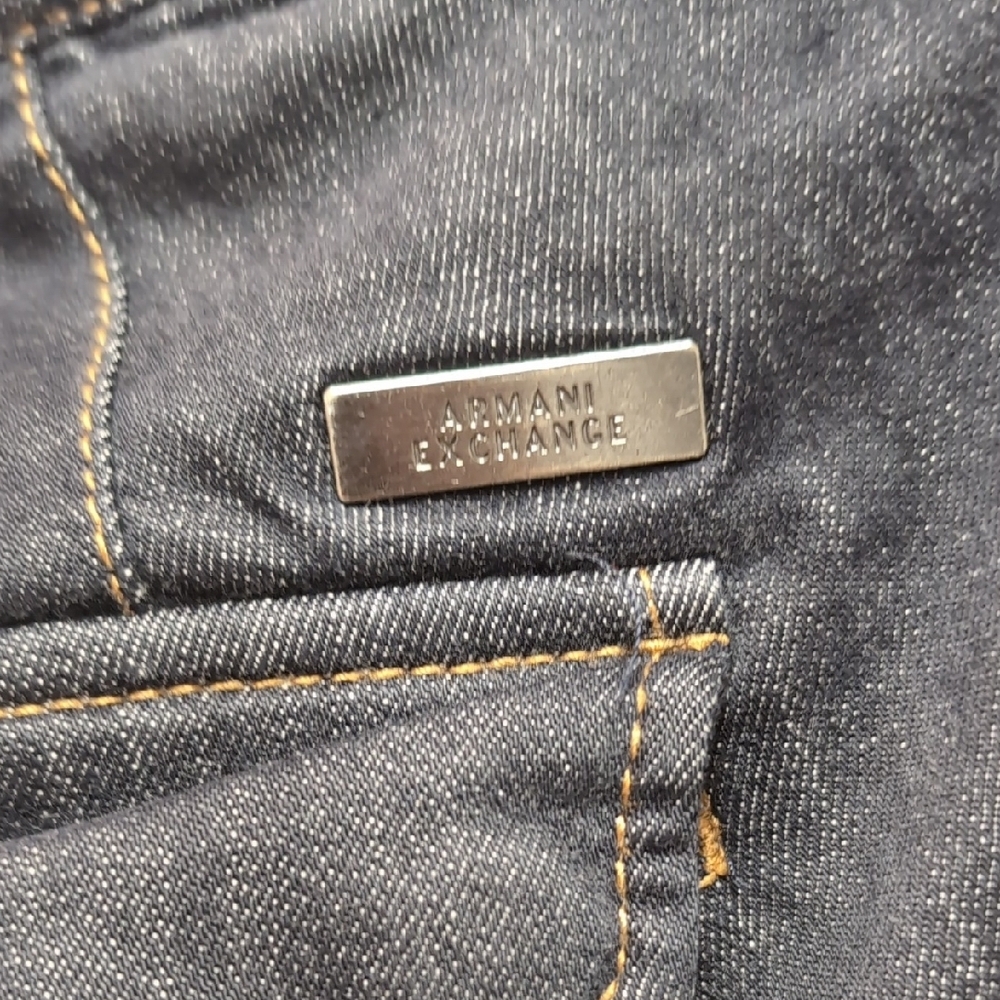 Armani Exchange Men's Dark Blue Cargo Joggers with Utility Pockets - Picture 6 of 6